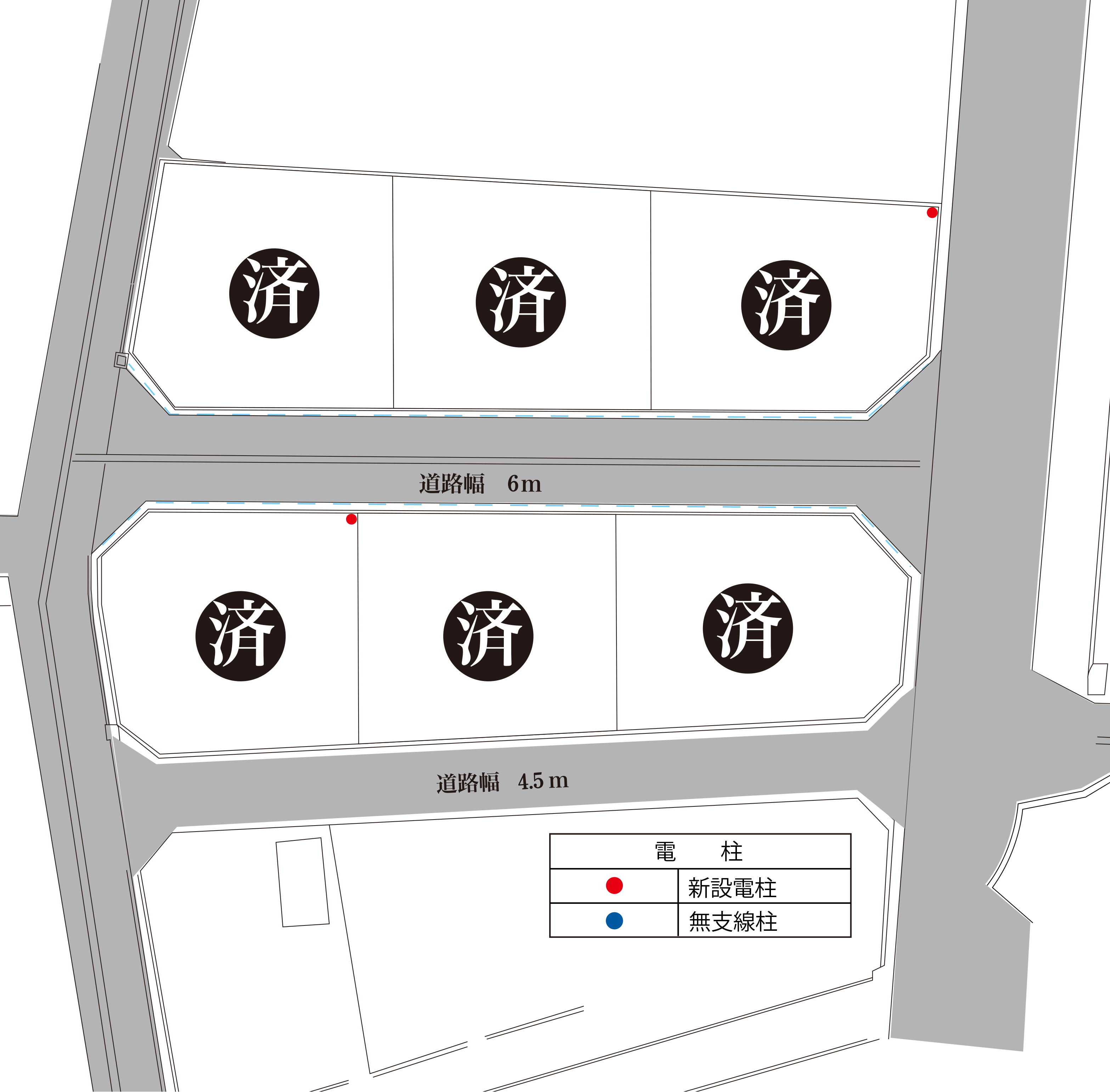 射水市下条　区画図